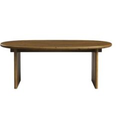 Hannun Mesa de centro de madera de abeto en color marrón 102 cm