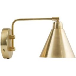 house doctor Aplique con interruptor y enchufe metal 30cm