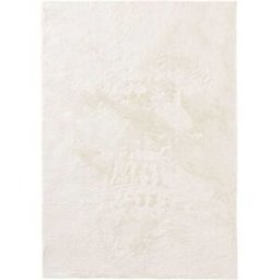 Benuta Alfombra de piel crema 160x230