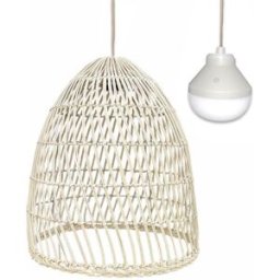 LUMISKY Suspensión inalámbrica beige d40cm
