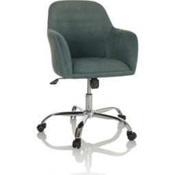 hjh OFFICE Silla home office tela verde