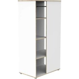 Baby Price Mueble con estantes y espacio para colgar en