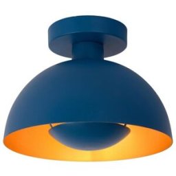 Lucide Lámpara de techo de acero 1xe27, azul