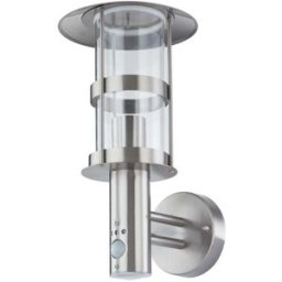 Lindby Lámpara de pared exterior de acero gris