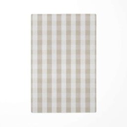 Decochic Alfombra de juego infantil vichy beige 118x180cm