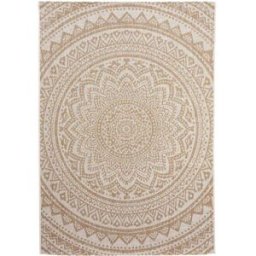 Benuta Alfombra de exterior & interior crema/beige 120x170