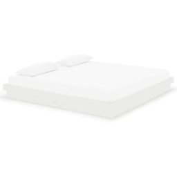Maison Chic Cama matrimonial estructura de cama madera maciza blanco 200x200 cm