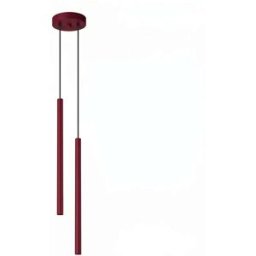 Sollux Lighting Lámpara colgantes borgoña acero alt. 118 cm