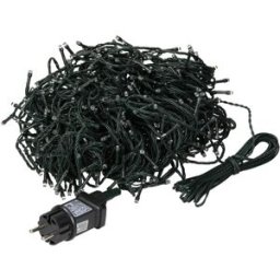 ECD Germany Luces de navidad 480 leds 36m blanco cálido interior/exterior ip44