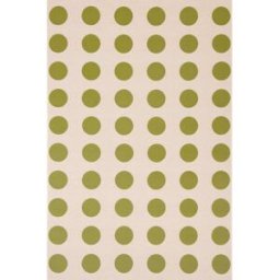Nazar Alfombra para interior/exterior de lunares crema 160x230 cm