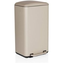 hjh OFFICE Cubo de basura de de 30 litros beige