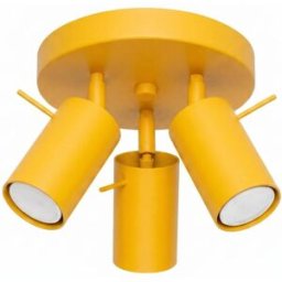 Sollux Lighting Plafone amarillo acero alt. 14.5 cm