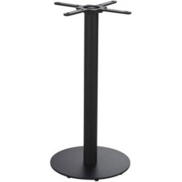 Maisons du Monde Pata de mesa para hostelería redonda de metal negro ALT. 90 cm
