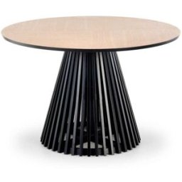 That's Write Mesa redonda MDF chapado roble pata negra Ø120 cm