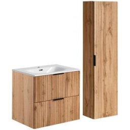 Petits meubles Conjunto mueble lavabo individual tableros de melamina y mdf madera
