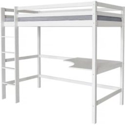 Habitat & Jardin Camas litera blanco 198 x 101 x 172 cm