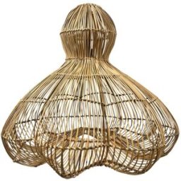 LUMISKY Pantalla de lámpara beige d60cm