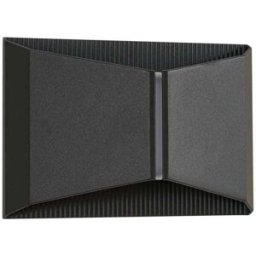 Lindby Lámpara de pared led exterior de metal negro