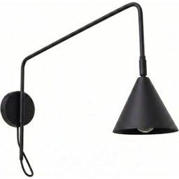 Sollux Lighting Aplique negro acero alt. 30 cm