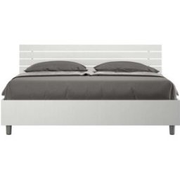 Ityhome Canapé abatible 160x190 efecto madera fresno blanco