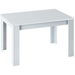 HOMN Mesa extensible color blanco 140/190 (ancho) 90 (profundo) 78 (altura)