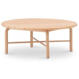 Defora Home Mesa baja redonda 100cm teca
