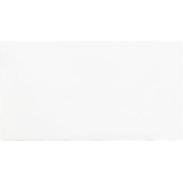Decowood Cabecero tapizado de algodón en color blanco de 135x80cm