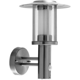 Lindby Lámpara de pared exterior de acero gris