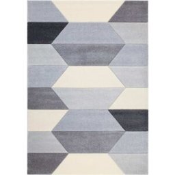 Carpet Living Alfombra de decoración en tela gris 120x160cm