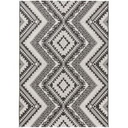 Benuta Alfombra de exterior & interior negro 200x300