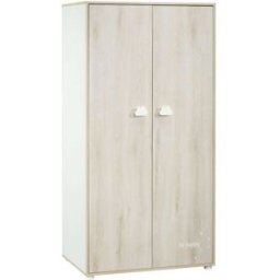 Baby Price Armario de madera de 2 puertas 168x85x57cm