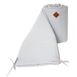 Sevira Kids Protector de cuna reversible bebé muselina de algodón
