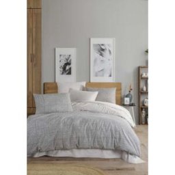 Blanc Avenue Juego de funda de edredón 240x220 cm+ 2 FA 65x65 cm franela de algodón