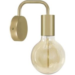 Tosel Aplique de pared brazo metal dorado