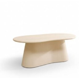 Wabi Home Mesa de comedor de microcemento 205x75 cm
