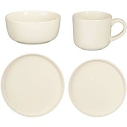 Mica Decorations Juego de vajilla ozzu blanco roto h32xb28xl28.5cm