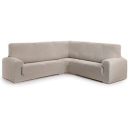 Eysa Funda de sofá rinconera 3+1 elástica crudo 450 cm