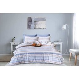 Blanc Avenue Juego de funda de edredón 200x200 cm+ 2 FA 65x65 cm 100% algodón