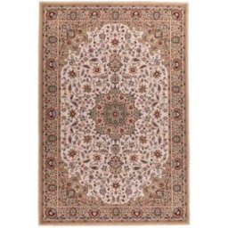 THEKO Alfombra de lana tejida a máquina - beige - 200x300 cm