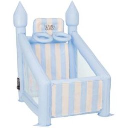 Flamingueo Canasta Hinchable Infantil PVC con Hinchador, Azul