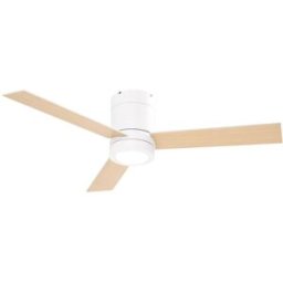 Homcom Ventilador de techo 112x112x25 cm blanco