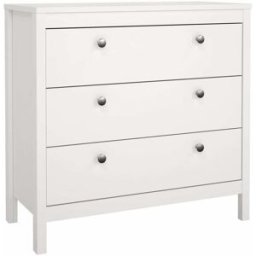 WellHome Cómoda guadalquivir en madera color blanco