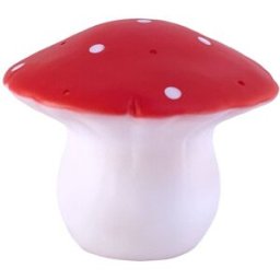 Egmont Toys Lámpara de mesa/noche led con forma de seta roja 20 cm