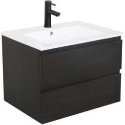 Mob In Conjunto de lavabo con encimera de cerámica y grifería 60cm