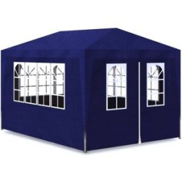 Maison Chic Carpa para fiestas acero azul 300x400 cm