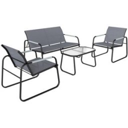 Outsunny Conjunto de jardín 111x71x75 cm gris