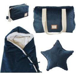 Alo Home Set Bebé 4 Piezas Saco + Bolsa Maternidad + Neceser + Cojín