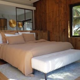 Maison d'été Funda nórdica gasa de algodón canela 260 X 240 cm