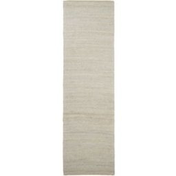 house doctor Alfombra de fibra natural gris beige 300x90 cm