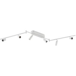Lindby Lámpara de techo led de metal blanco